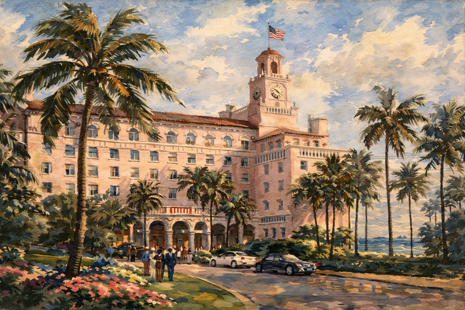 パームビーチの優雅な建築